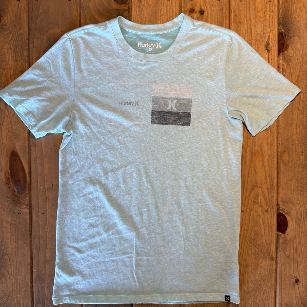 Hurley Light Blue Short Sleeve Tee